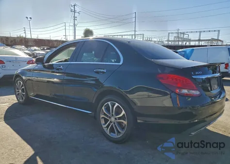 2016 Mercedes-Benz C 300 from USA, damaged, VIN 55SWF4JB9GU164521